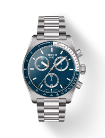 Tissot PR516 クロノグラフ クォーツ の正面図・影あり