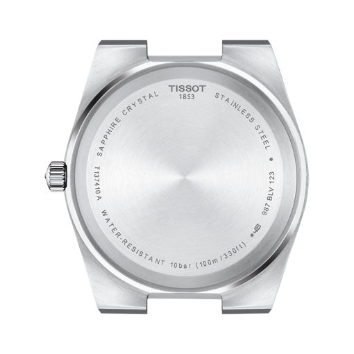 ウォッチケースのバックサイドTissot PRX Quartz 40mm