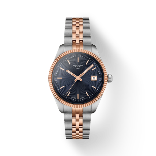 TISSOT バラード 34mm の正面図・影あり