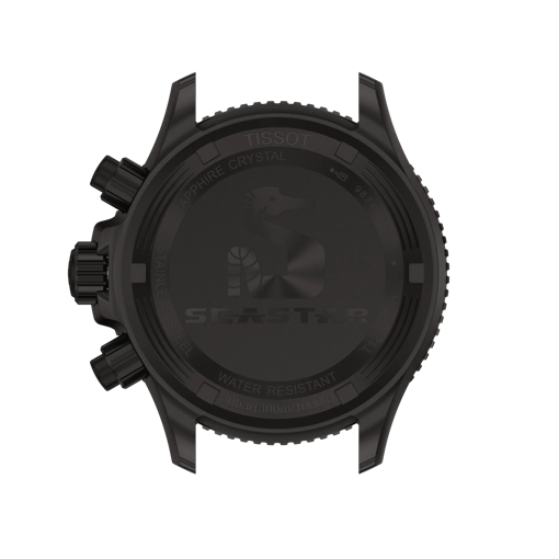 ウォッチケースのバックサイドTISSOT シースター 1000 クォーツ クロノグラフ 38mm