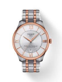 TISSOT シュマン・デ・トゥレル パワーマティック80 42 mm の正面図・影あり